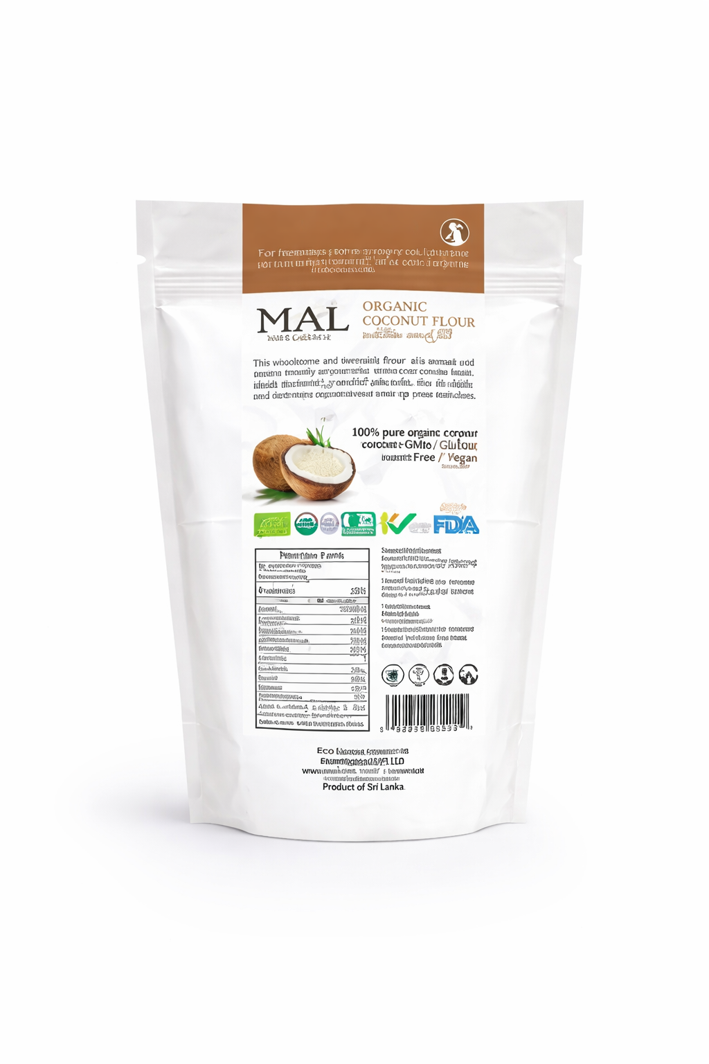 MAL ORGANIC Coconut Flour - Image 2