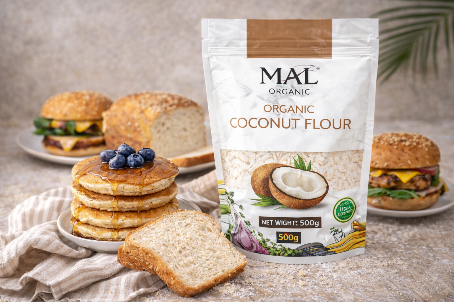 MAL ORGANIC Coconut Flour - Image 4